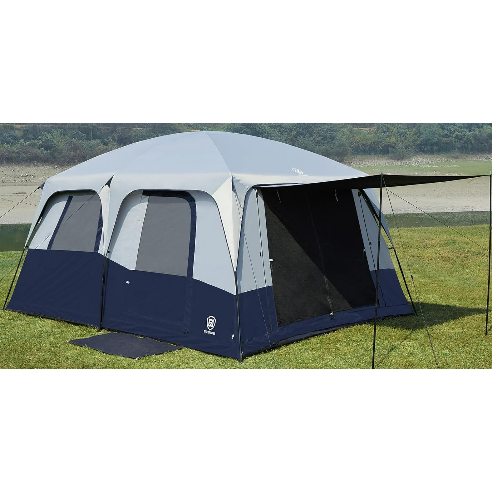 camping blackout tent HONGGE 10 Person Camping Blackout Tent, Multi Room Tent – HONGELLC1