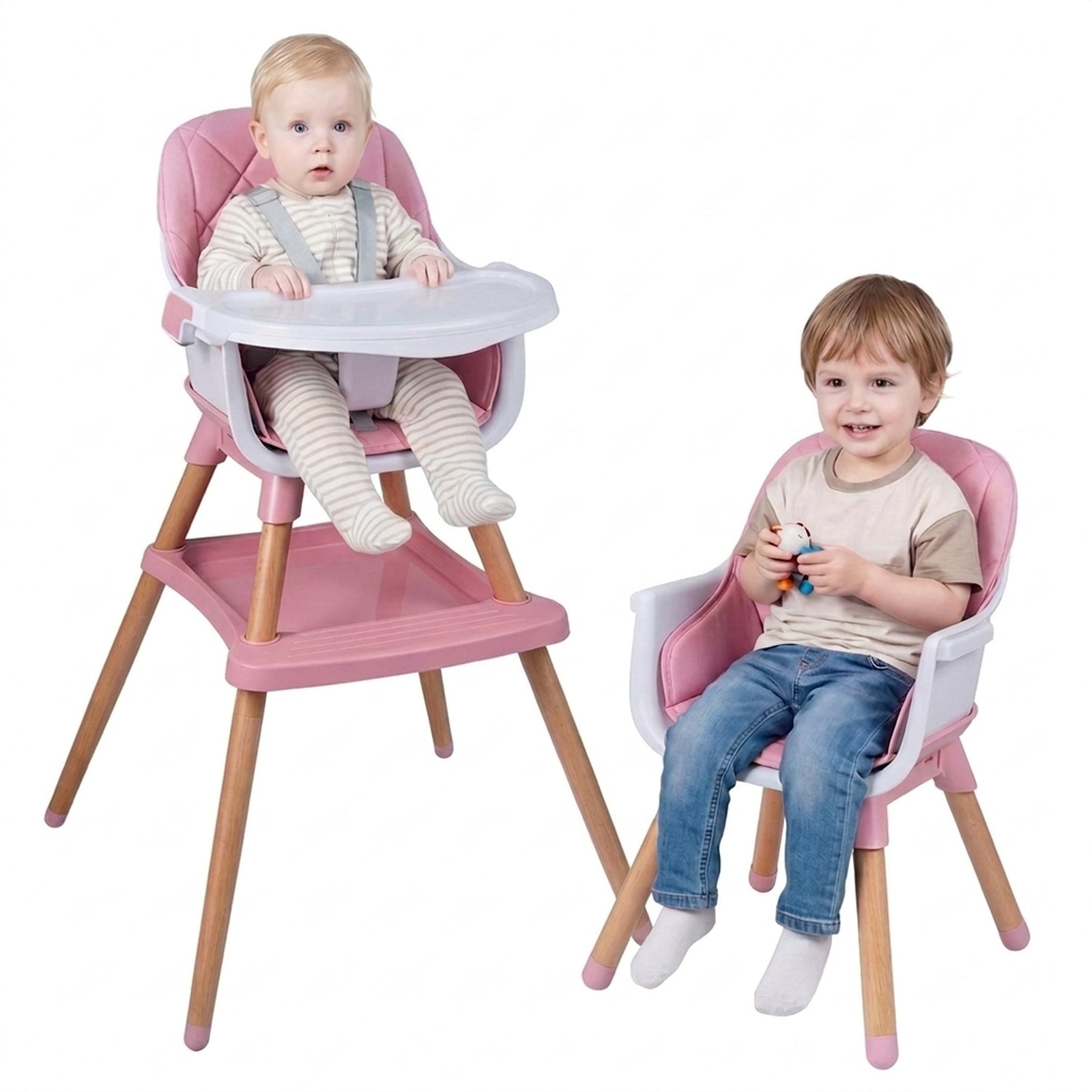 9-in-1 Convertible High Chair with Booster and Floor Seat – HONGELLC1