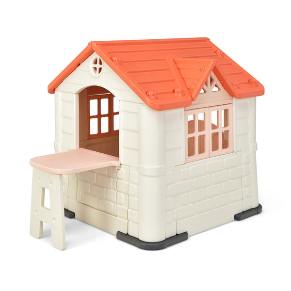 Kid¡¯s Playhouse Pretend Toy House For Boys and Girls 7 Pieces Toy Set-Blue