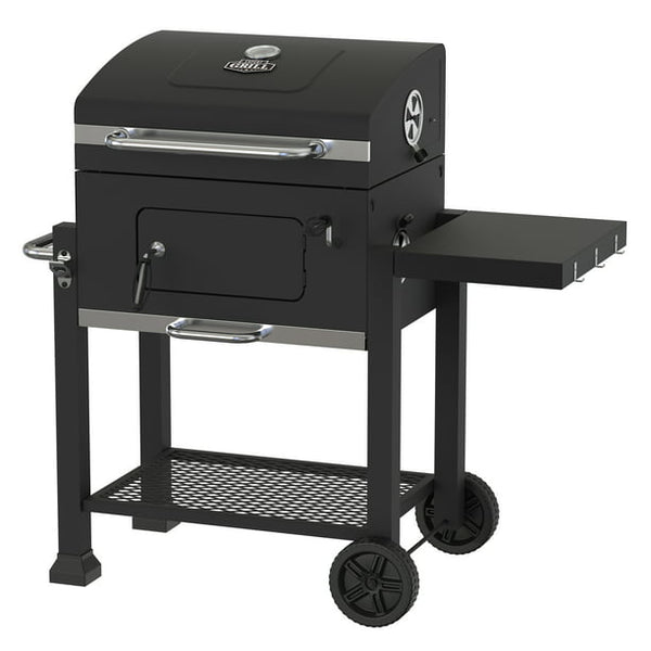 HONGGE Heavy Duty 24-Inch Charcoal Grill, Black