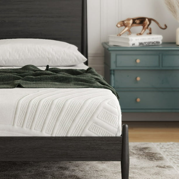 HONGGE 10 Inch Memory Foam Mattress with Fabric Cover